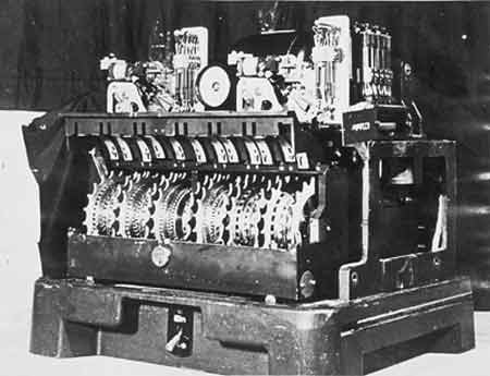 The Lorenz enciphering machine